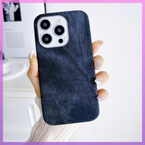 Compatible with Apple iPhone 16, 14 Pro Max, canvas, denim, 15, 13, popular models, 12, and drop-proof cases