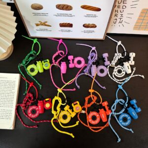 Creative DIY Sporty Fitness Barbell Keychain Charm for Couples, Miu Series Bag Pendant, Keychain Accessories