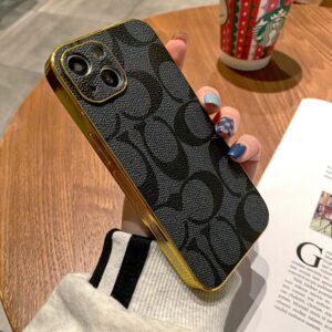 Popular electroplated full-coverage phone case for Apple 17 Pro and XS Max, trendy brand.