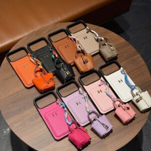 Compatible with Apple iPhone 17, iPhone 15 Pro Max, pebbled texture card holder + earphone case