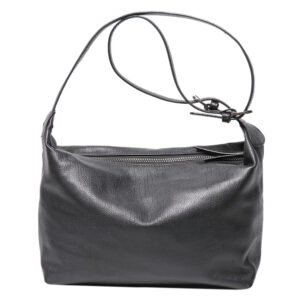 2026 Minimalist and fashionable solid color shoulder bag, made of top-grain cowhide leather, suitable for commuting, minimalist and unique Hobo design.
