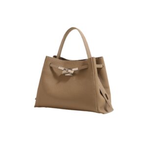 Stylish small square bag made of top-grain cowhide, exuding sophistication, simple and versatile, Kelly bag for commuting, shoulder bag, crossbody bag