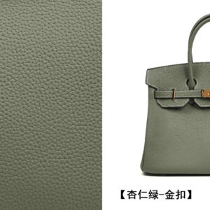Handmade waxed leather women's bag, Epsom leather second generation Kelly bag
