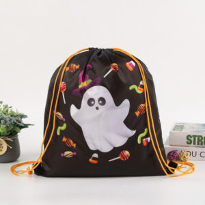Cartoon drawstring storage bag with shoulder straps, custom packaging, logo printing, factory direct sales.