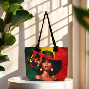 Printed Handbag Beach Bag with Large Capacity and Single Shoulder bag