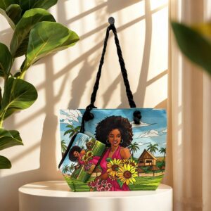Stylish and versatile large-capacity shoulder bag, African style