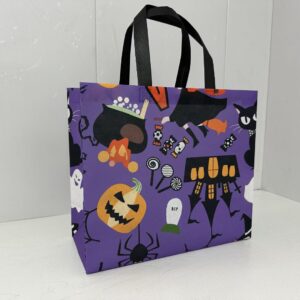 Customized non-woven bag handles with heat pressing