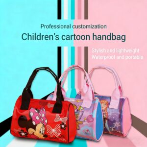 Stylish cartoon children's waterproof portable handbag/travel storage bag with custom logo printing.