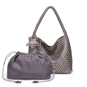 Handmade woven bag, large capacity tote bag, casual and relaxed style, shoulder bag, underarm bucket bag
